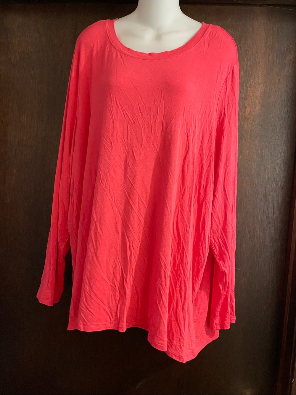 Torrid brand Women's size 4 Super Soft Knit Long Sleeve Tee Top Layering Pink